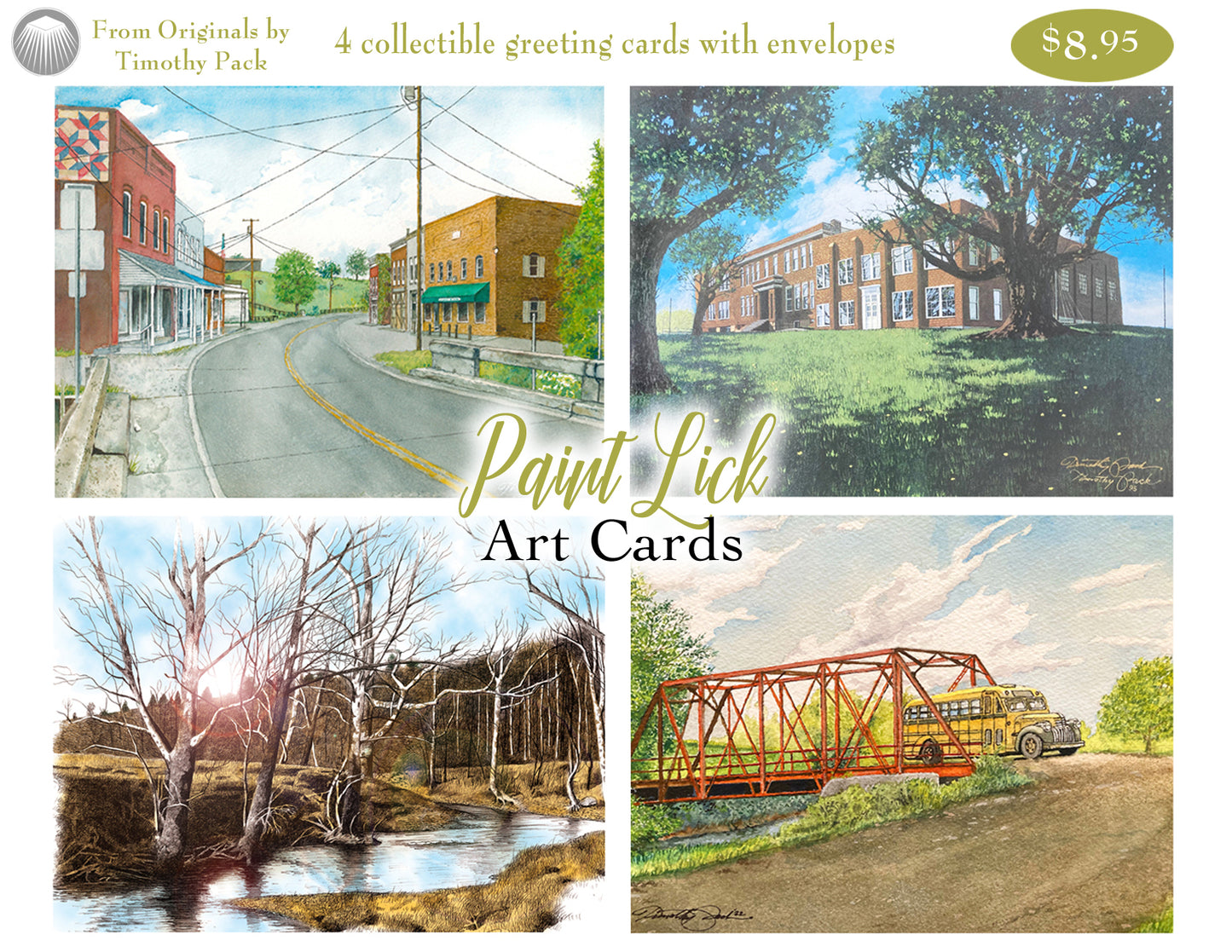 Paint Lick Art Cards