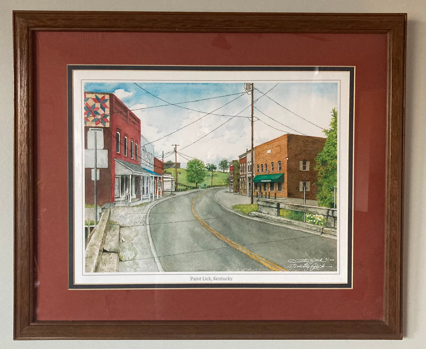 Paint Lick 9 x 12 Signed Limited Edition Print