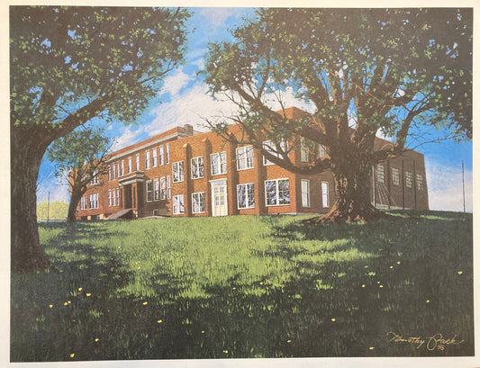Old Paint Lick School Print