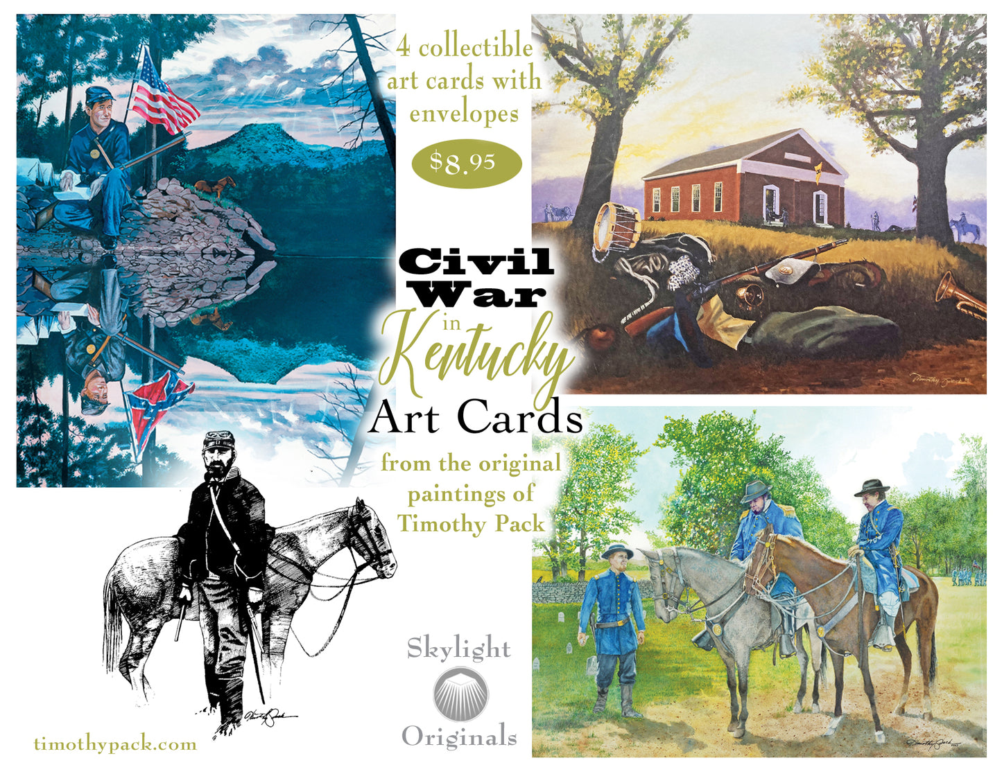 Civil War in Kentucky Art Cards